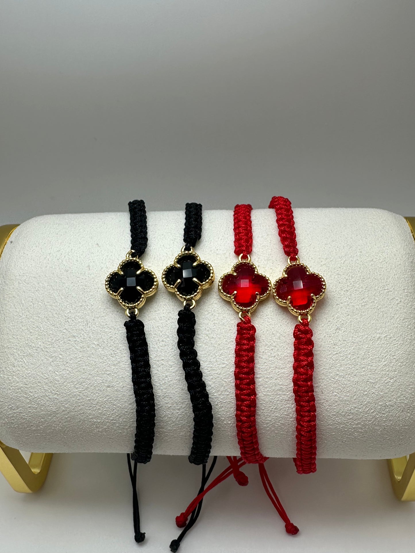 Elegant Gemstone Cord Bracelets
