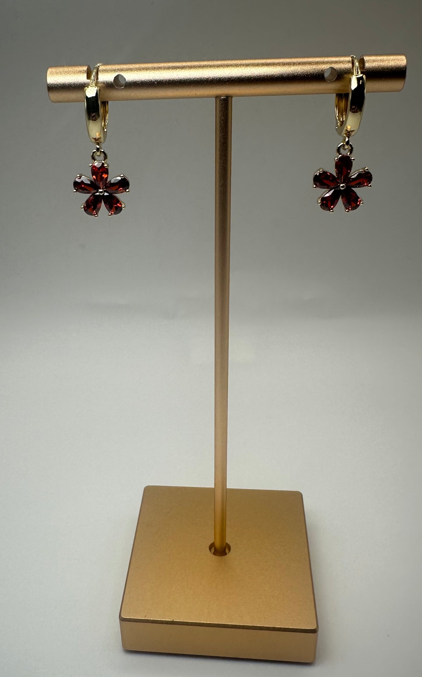 Floral Drop Earrings Set
