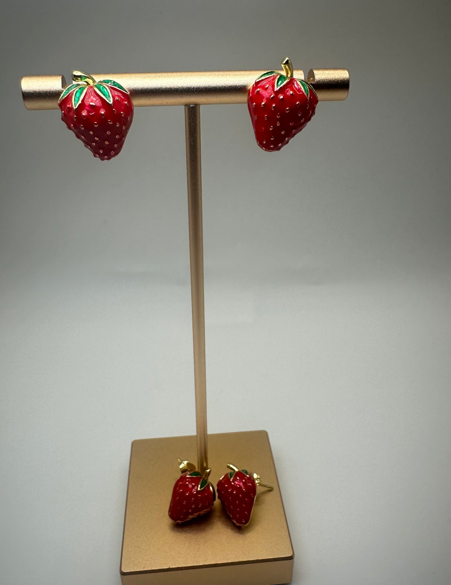 Strawberry Drop Earrings